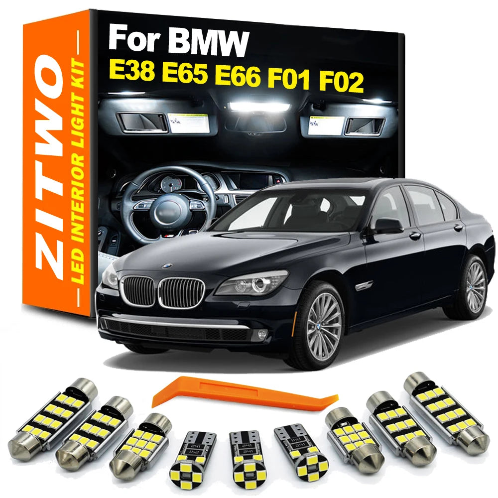 Complete Car Accessories LED Bulb Interior Indoor Light Kit For BMW 7 Series E38 E65 E66 F01 F02 730 740 745 750 760 1995-2015