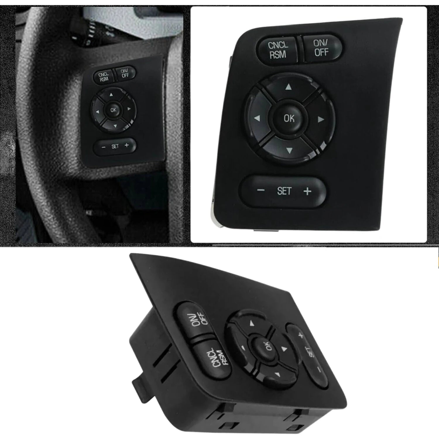 Left Steering Wheel Speed Control Switch BC3T-9E740-AFW BC3T-9E740-AEW SW6770 For Ford F-2