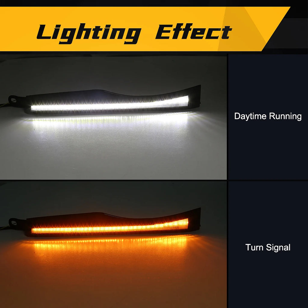 For Toyota Tacoma 2005 2006 2007 2008 2009 2010 2011 Daytime Running Lights LED DRL Turn S | AUTOKITSHOP