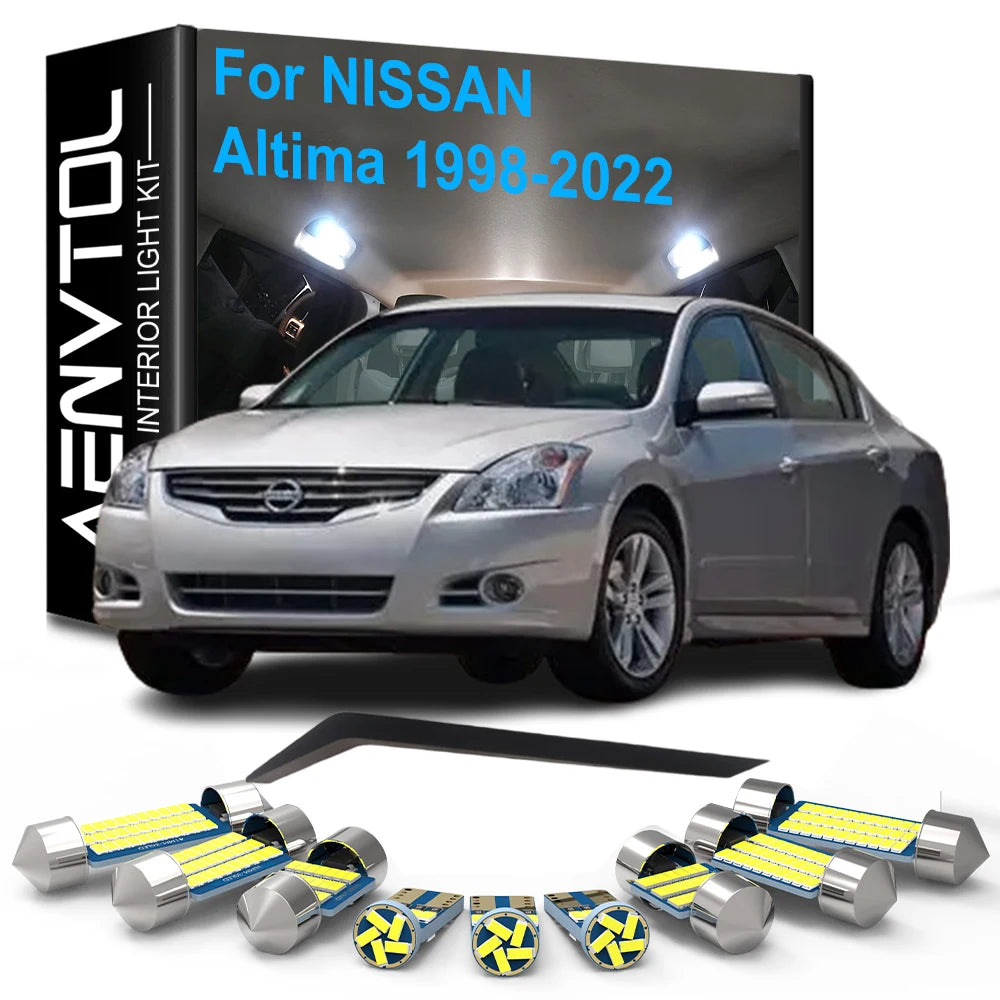 LED Interior Light Kit for Nissan Altima L30 L31 L32 L33 L34 1998-2008 - Canbus Dome Map Door Trunk Bulbs | AUTOKITSHOP
