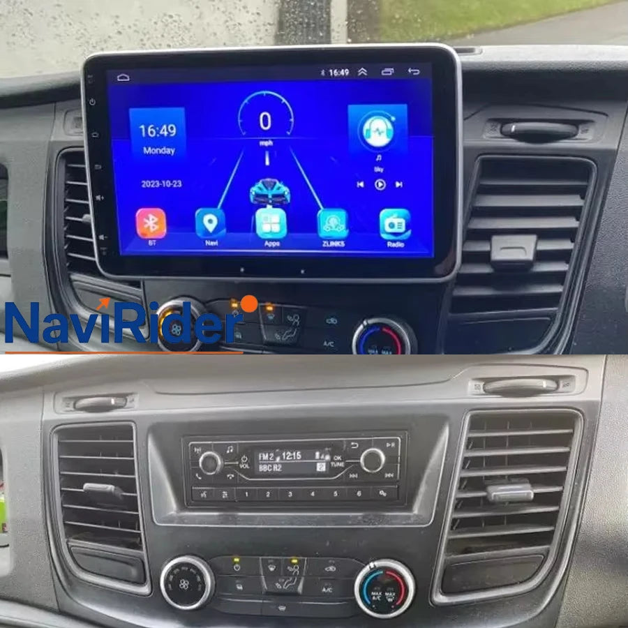 10.1" Android Screen For Ford Transit Custom Bj 2018 2021 GPS Car Multimedia Video Player