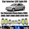 11-Piece LED Interior Light Kit for Chevrolet 2004-2008 - Canbus Error-Free Interior Bulbs