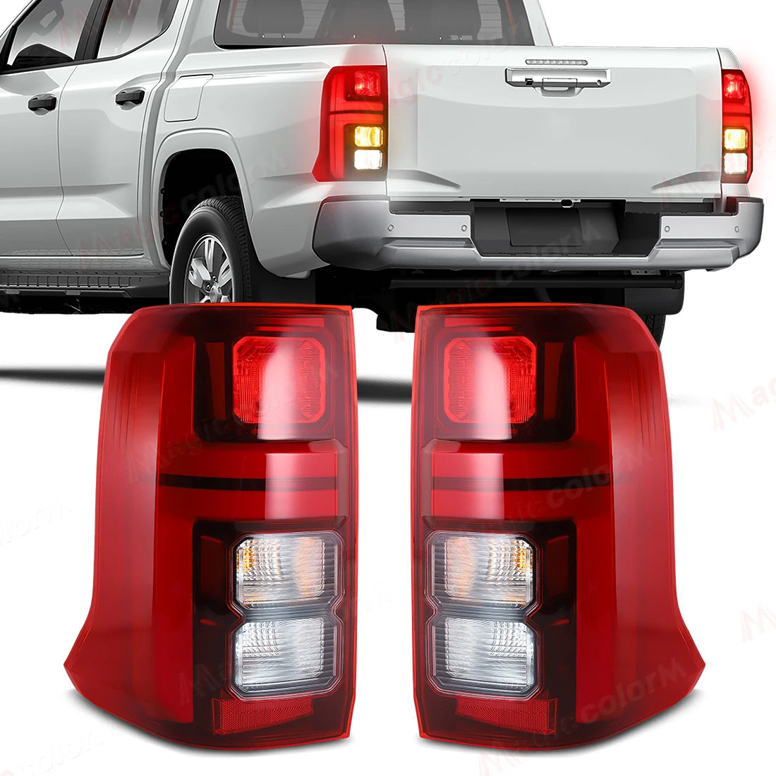 Tail Lamps For Mitsubishi Triton L200 2024 2025 Rear Driving Reverse Brake Dynamic Turn Si | AUTOKITSHOP