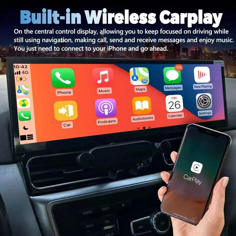14.9inch Car Radio Android Car Multimedia Player Screen Wireless Carplay GPS For Mercedes  | AUTOKITSHOP