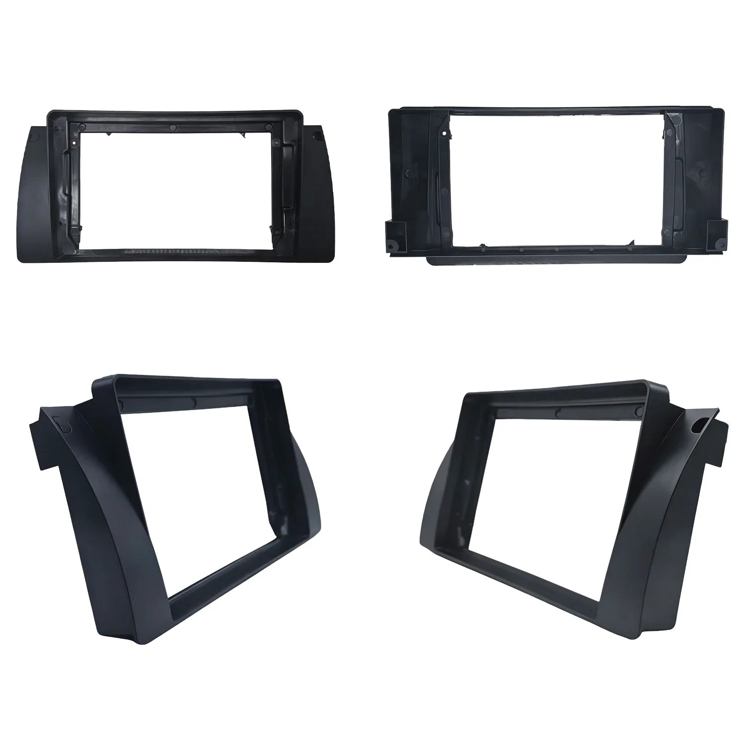 9 Inch Car Radio Panel Frame For BMW 5 Series E39 X5 E53 1999-2005 2-DIN Stereo Dash Kit B