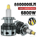 6800W H7 Led 360 H11 HB3 HB4 Led H1 H8 9006 9005 D1S D2S D3S D4S Car Headlight Bulb Auto F