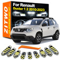 ZITWO Car LED Interior Reading Light Plate Bulb Kit For Renault Duster I II 1 2  for Renault MK2 MK1 2010-2017 - Canbus