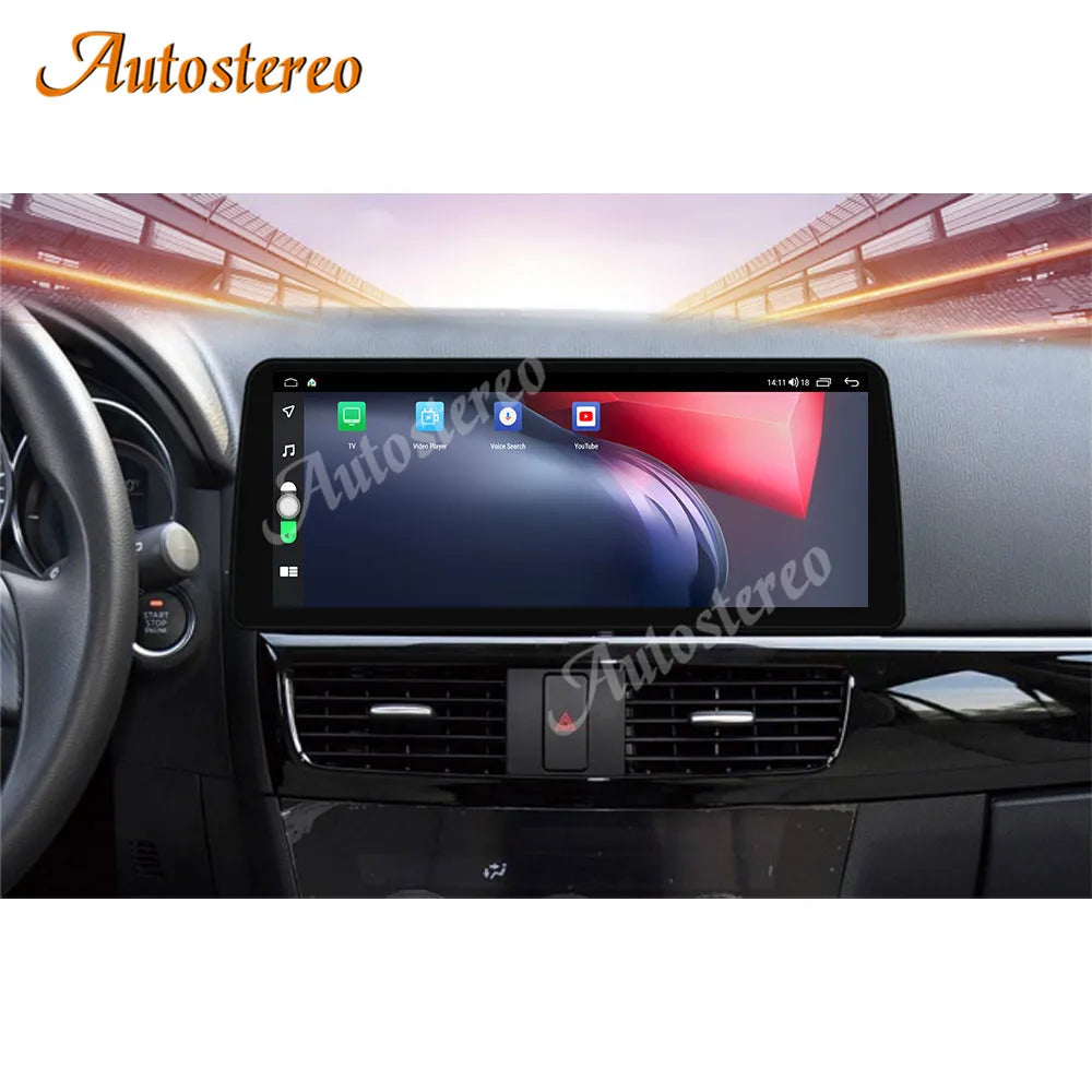 Carplay Screen Android 15 For Mazda CX-5 Atenza 2013-2016 Car Radio GPS Navigation Multime