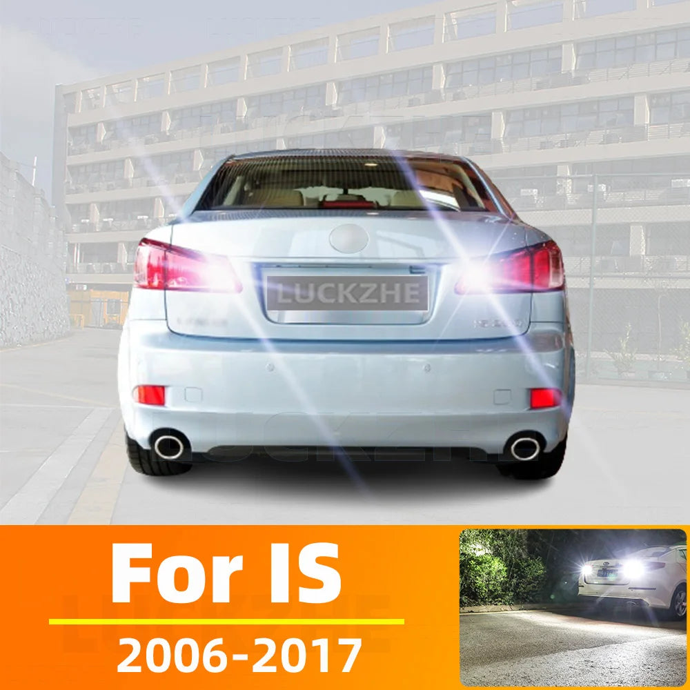2-Piece LED Interior Light Kit for Lexus IS250 IS350 IS F IS200T Accessories 2006-2017 - Canbus Dome Map Door Trunk B...