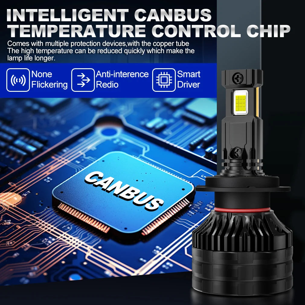 XSTORM H7 Led H8 H11 H16 9005 HB3 9006 HB4 9012 Hir2 Car Headlight Kit Bulb Canbus 300W 30