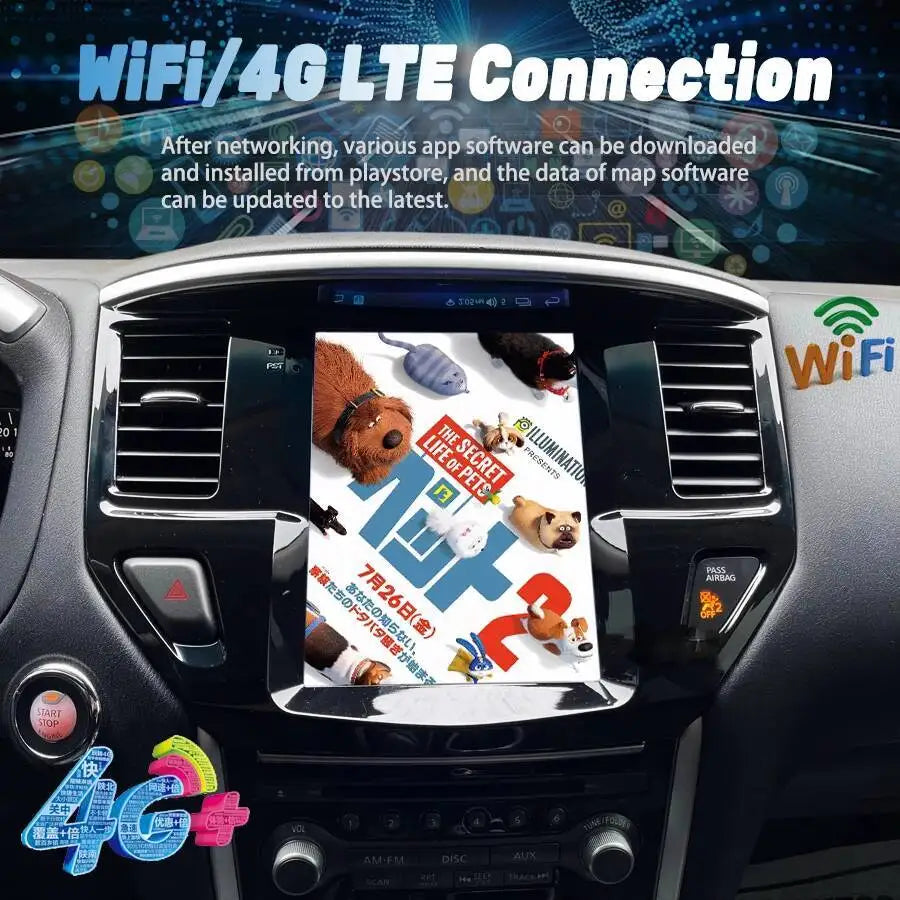 10.4 inch Android 15 Car Radio For Nissan Pathfinder 2012-2020 Stereo Video Player GPS Nav | AUTOKITSHOP