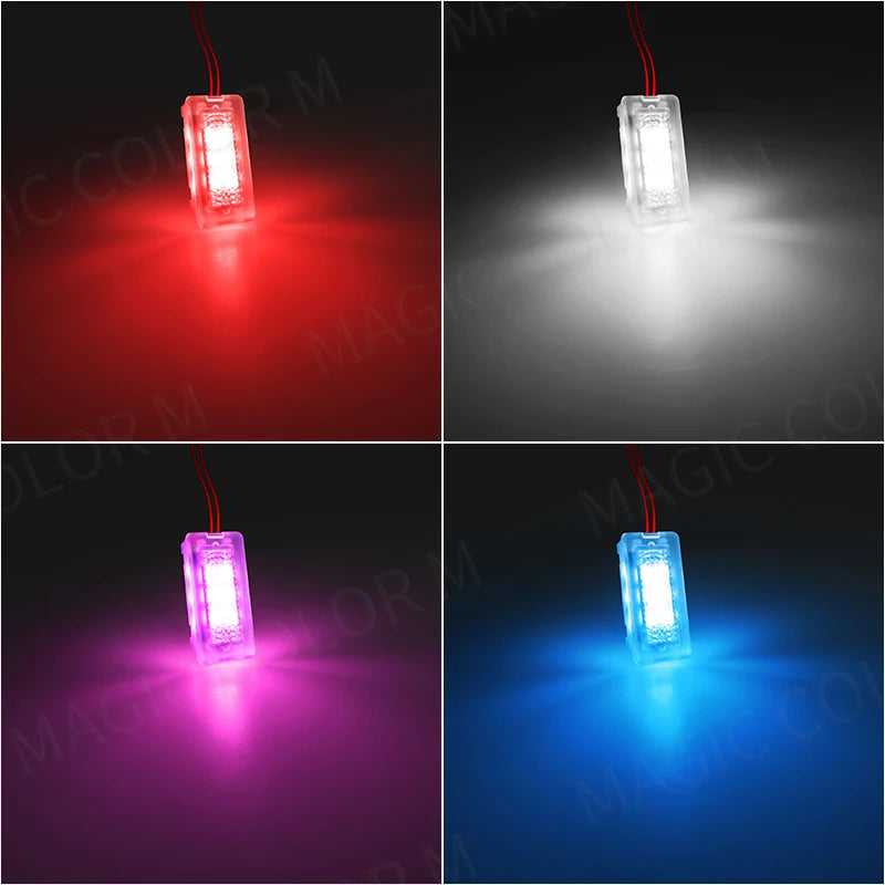 For Tesla Model 3 Y S X LED Atmosphere Foot-Well Lights Car Interior Lighting Floor Door P | AUTOKITSHOP