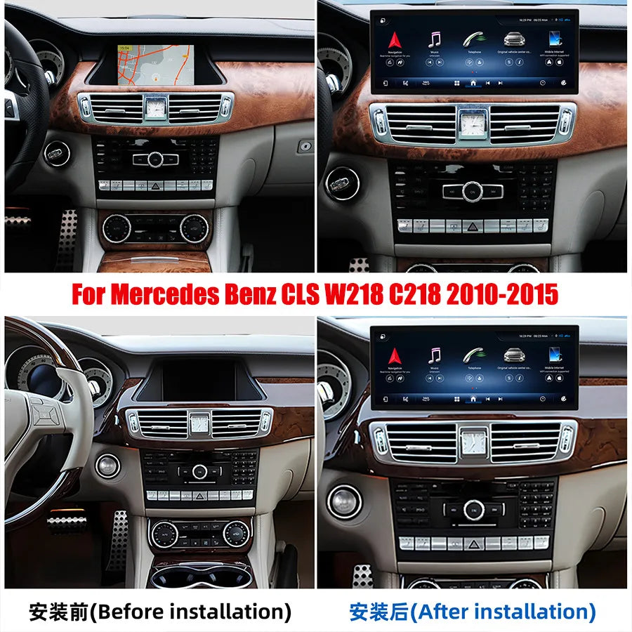 256GB ROM Android15 Car Radio For Mercedes Benz CLS W218 C218 2010-2015 15.8inch Carplay T | AUTOKITSHOP