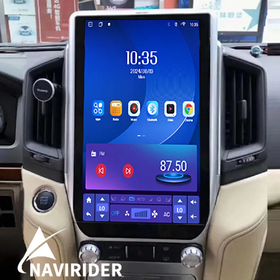 13.6inch Screen Car Radio Android 15 Carplay For Toyota Land Cruiser 200 LC300 2016-2020 G | AUTOKITSHOP