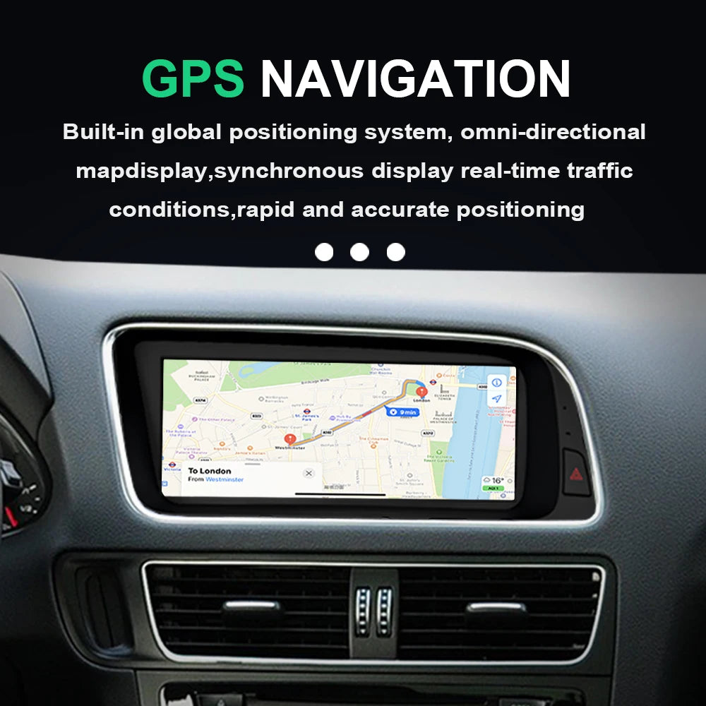 8.8"Android 16 Car Radio Video Multimedia Player for Audi Q5 2008 - 2016 2017 Wireless Car