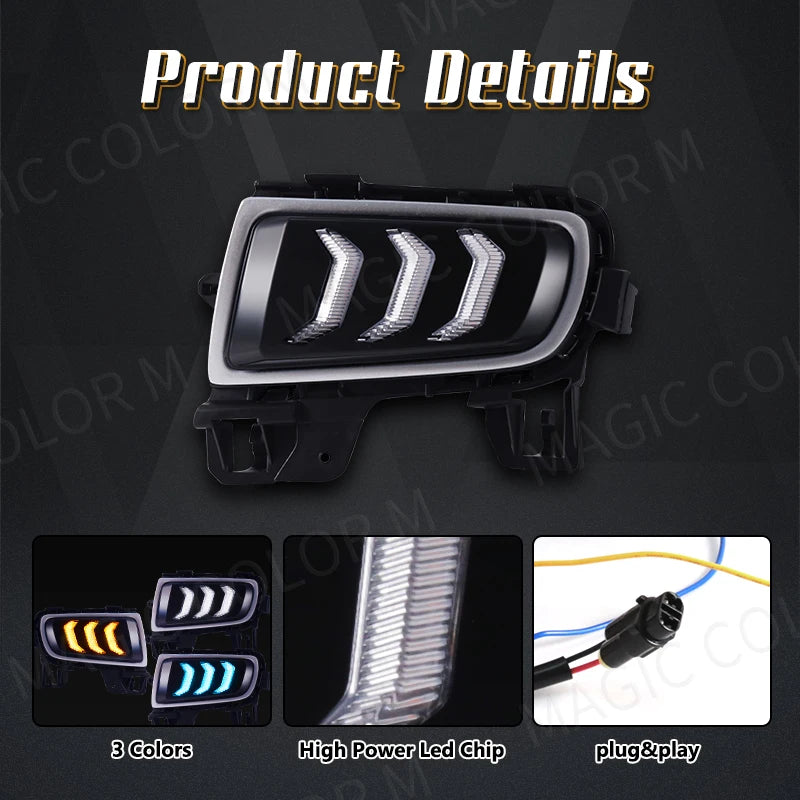 For Mazda 6 2005 2006 2007 2008 2009 DRL Daytime Running Light LED Fog Lamp Turn Signal Wh | AUTOKITSHOP