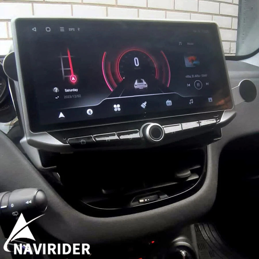 10.88inch Android 15 Qled Screen For Peugeot 208 2008 2012-2018 Car Radio Multimedia Playe