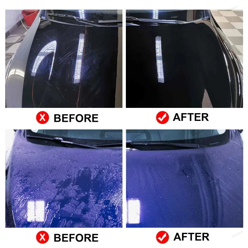 Auto Paint Care 70ml Graphene Ceramic Coating Nano Liquid Glass Plated Crystal Car Polish With S - Automotive LED Light