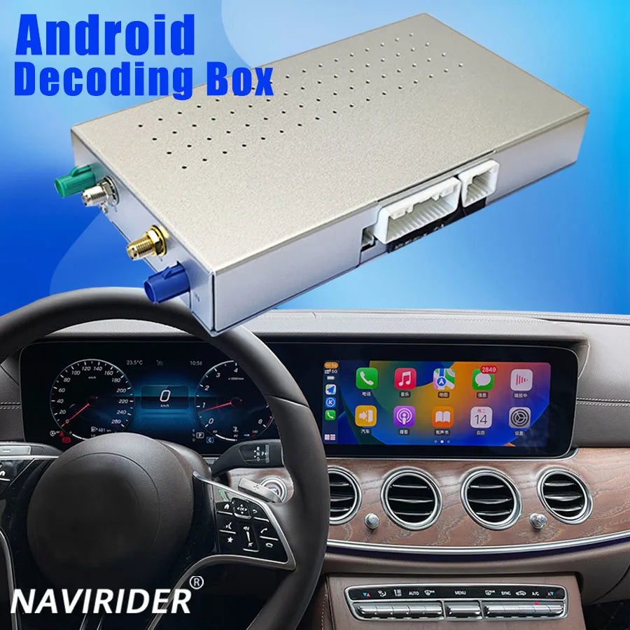 Android 13 Decoder Box Upgrade Wireless CarPlay For Mercedes Benz GLE GLS CLS GT E-Class 2
