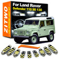 ZITWO 7Pcs Canbus LED Interior Dome Map Reading Light Kit For Land Rover Defende for Land Rover L316 1990-2006 - Canbus
