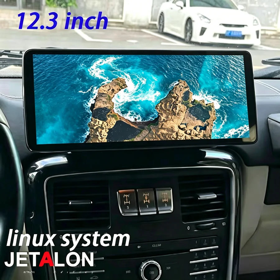 12.3 Inch Carplay Android Auto Car Stereo Linux System GPS Multimedia Video Player for Mer