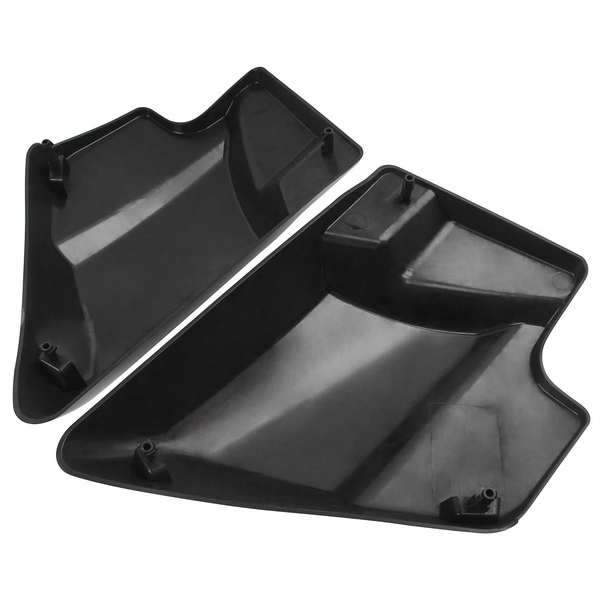 Left Right Side Battery Cover Motorcycle Mod Accessories Fit For Harley Touring Electra Street G - Automotive LED Light