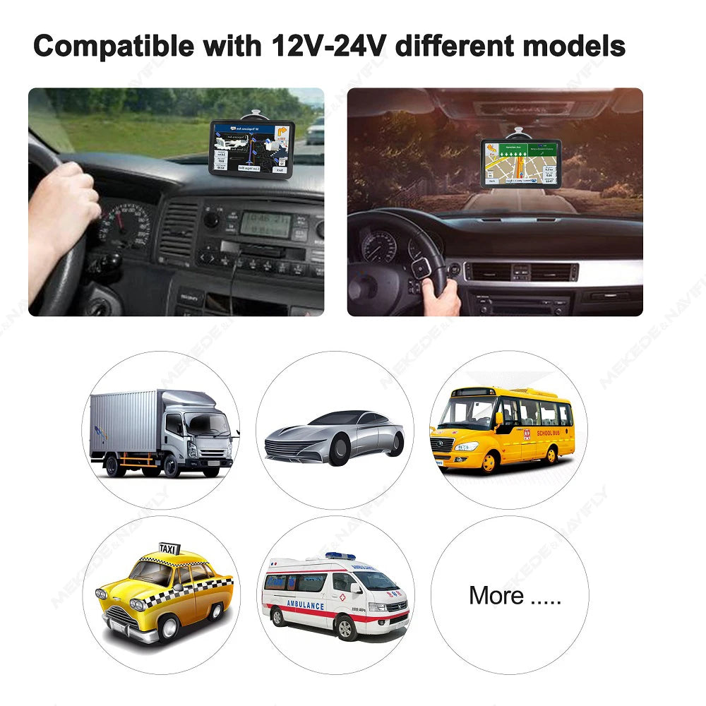 9" Car GPS Navigation HD Touch Screen 2025 NEW European MAP Navigator Truck TF Video Playe | AUTOKITSHOP