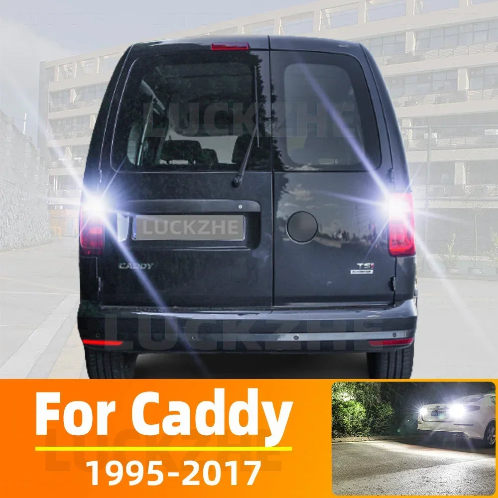 2-Piece LED Interior Light Kit for VW Volkswagen Caddy mk2 mk3 mk4 Accessories 1995-2017 - Canbus Dome Map Door Trunk...