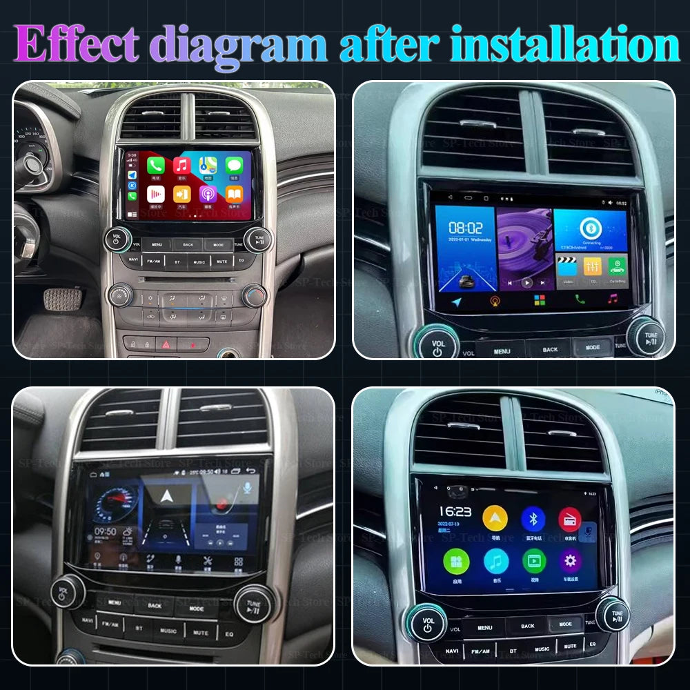 Car Dvd Auto Radio Android 16 For Chevrolet Malibu Xl 2012 2013 2014 2015 Multimedia Playe | AUTOKITSHOP
