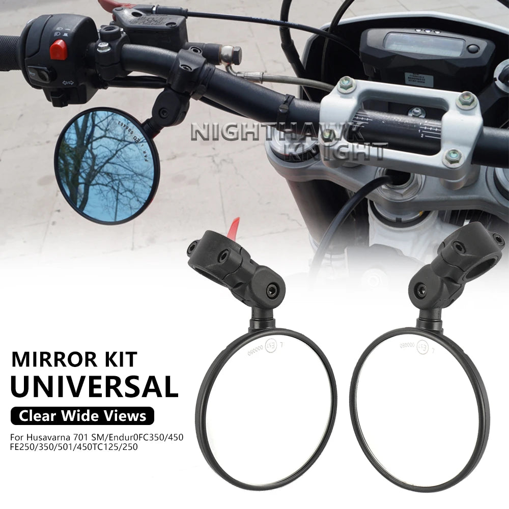 A pair For Husavarna 701 SM/Enduro FC350/450 FE250/350/501/450 TC125/250 Motorcycle Circular Han - Automotive LED Light