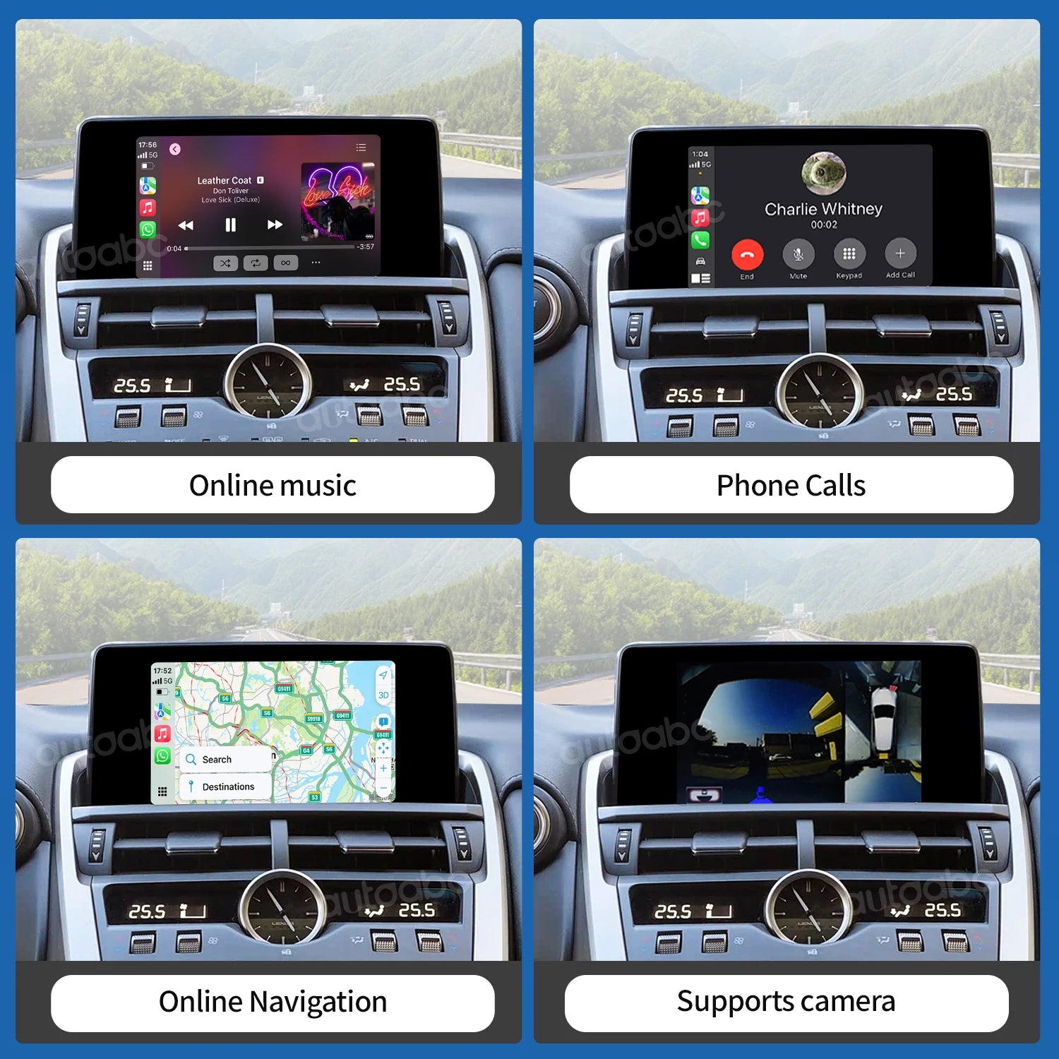 Wireless CarPlay Interface for Lexus with Touchpad NX RX IS ES GS RC CT LS LX LC UX 2018-2 | AUTOKITSHOP