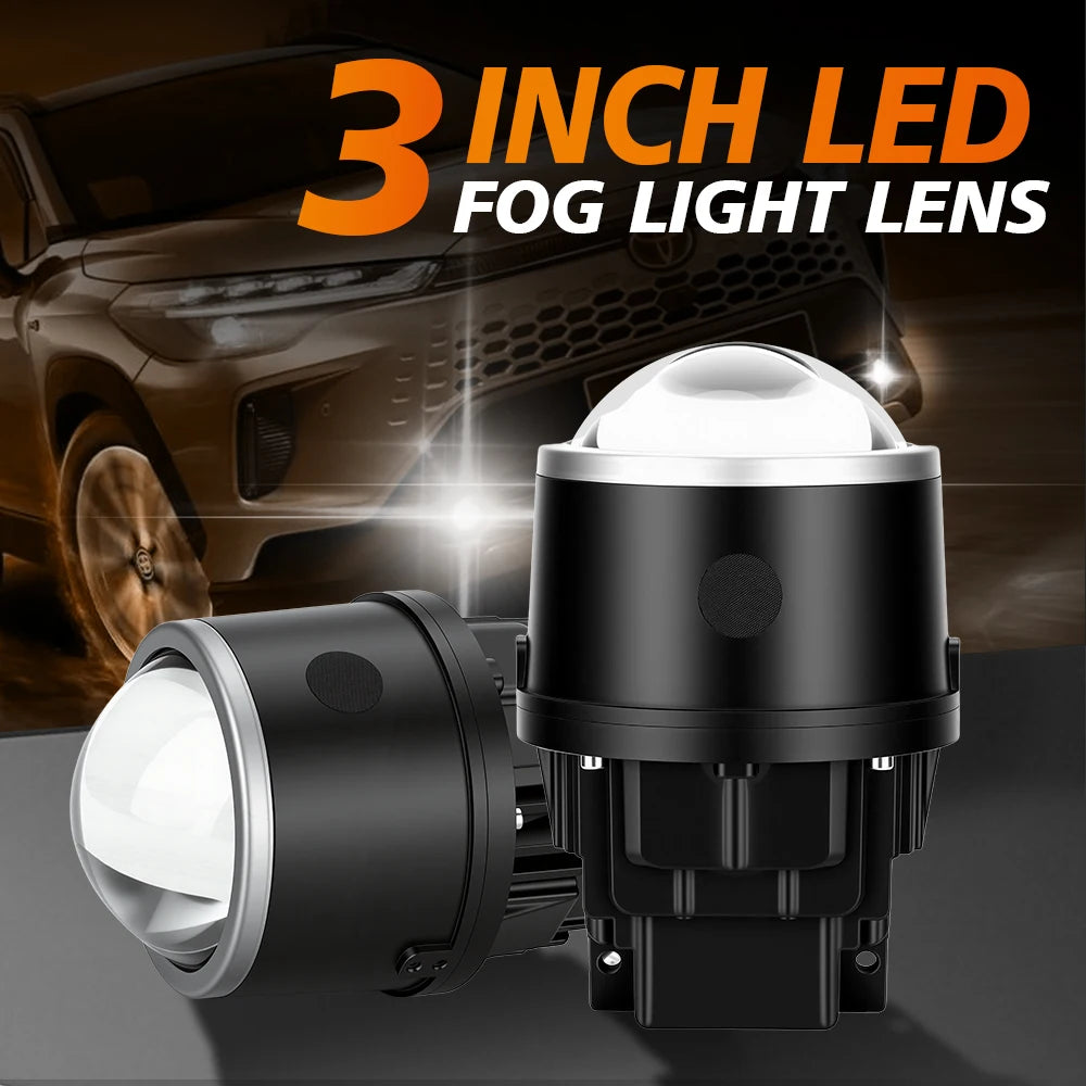 Headlight Retrofit For Subaru BRZ 2013-2025 3.0 Inch Bi-LED Projector Lens 6000K White 300