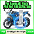 H7 LED Motorcycle Headlight Moto Front Light 12V 6000K White Canbus Plug And Play For Kawa