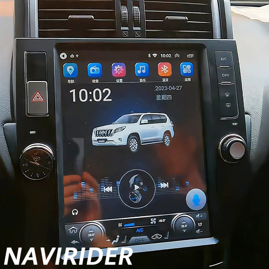 For Toyota Prado 150 2014 2015 LC150 Car Radio 12.3inch Android Screen Multimedia Video Pl | AUTOKITSHOP