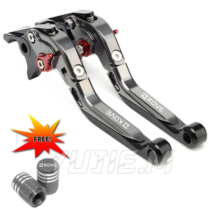 Motorcycle KOVE 800 X Adjustable CNC aluminium Brake Clutch Levers Handle For KO for mini 2023-2025 - Automotive LED Lig