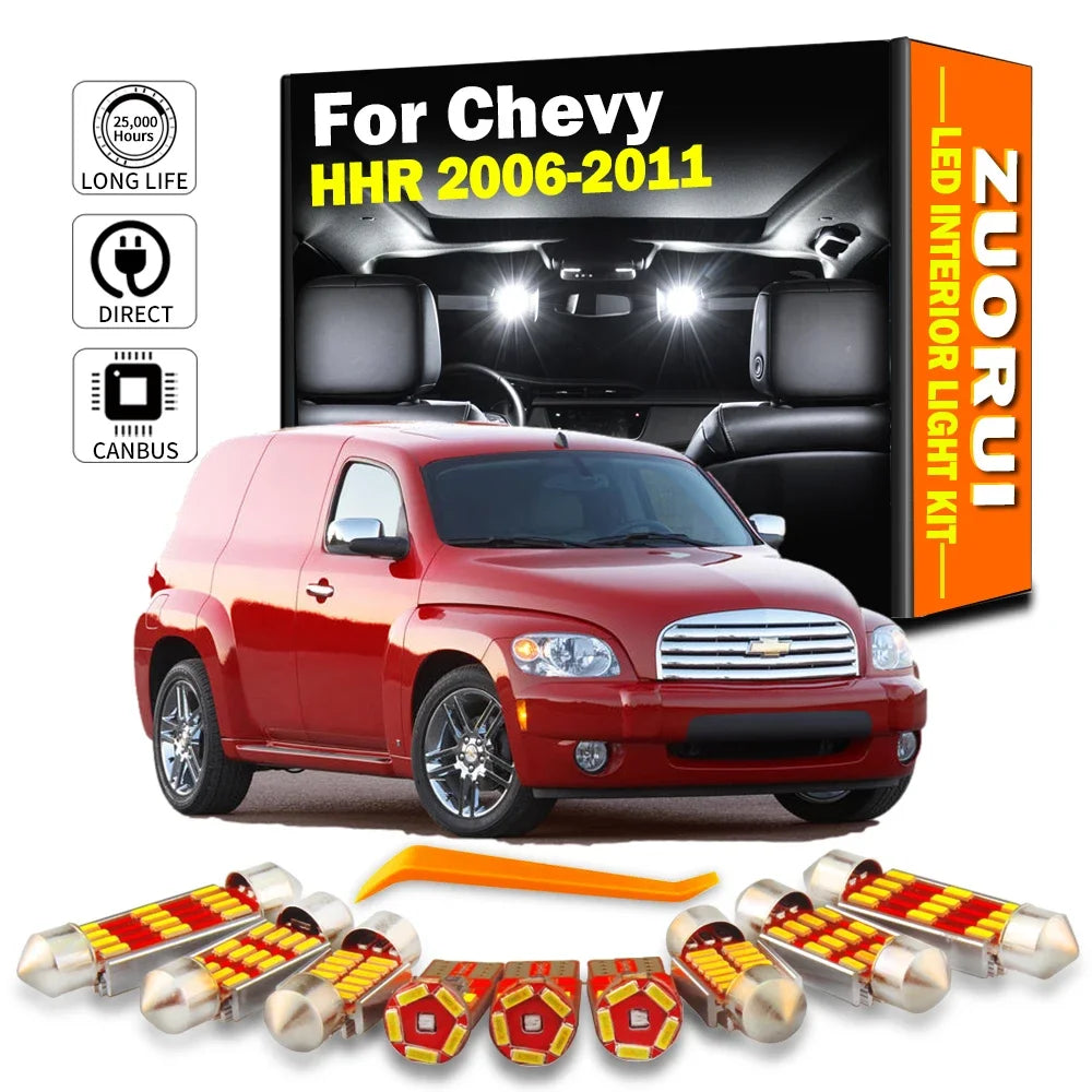 LED Interior Light Kit for Chevrolet Chevy HHR 2006-2011 - Canbus Dome Map Door Trunk Bulbs | AUTOKITSHOP