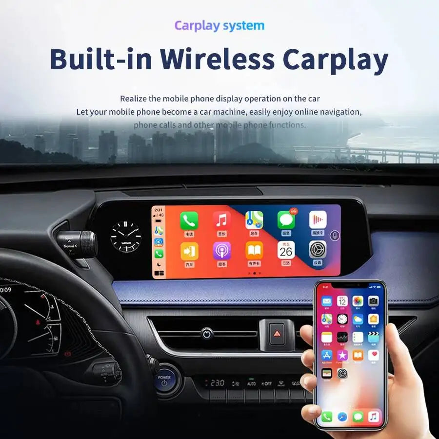 12.3" Stereo Android Car Radio For Lexus ES300H ES350H ES300 ES330 ES350 ES 350 300H 2018-