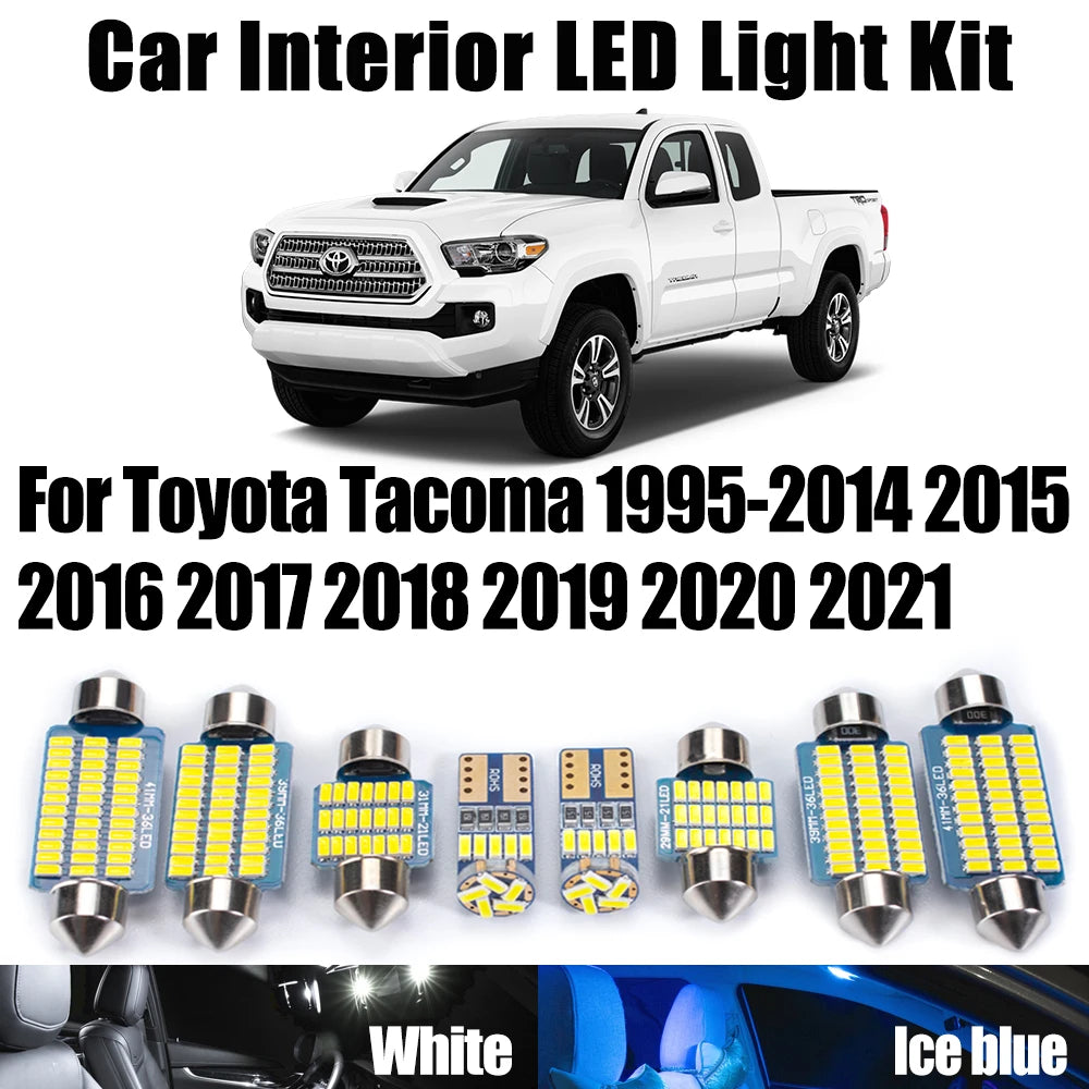 LED Interior Light Kit for Toyota Tacoma 1995- 2015 - Canbus Dome Map Door Trunk Bulbs | AUTOKITSHOP