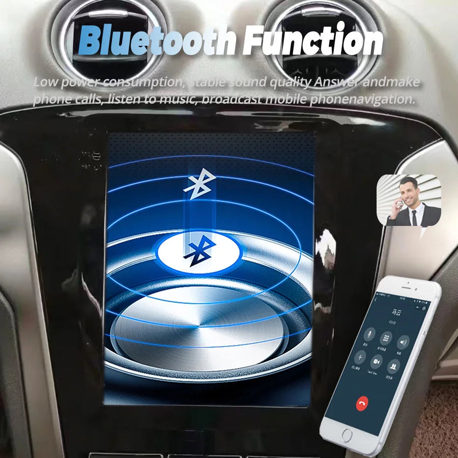 9.7inch Android 15 Car Radio Multimedia Video Player For Ford Mondeo 2010-2013 Navigation