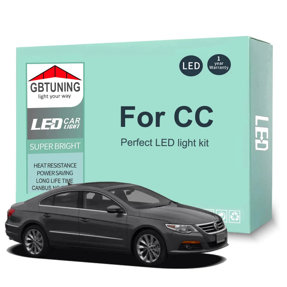 LED Interior Light Kit for VW Volkswagen CC - Canbus Error-Free Bulbs | AUTOKITSHOP