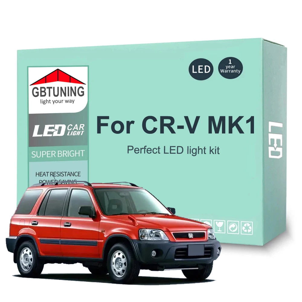 8-Piece LED Interior Light Kit for Honda CR-V CRV MK1 I - Canbus Error-Free Bulbs | AUTOKITSHOP
