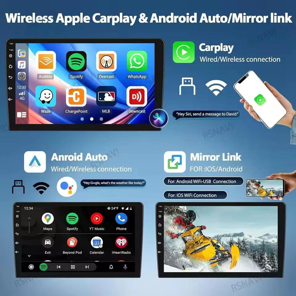 Android 16 Carplay Auto WIFI+4G For JAC S2 t40 2015 2016 2017 2018 Car Radio Multimedia Vi