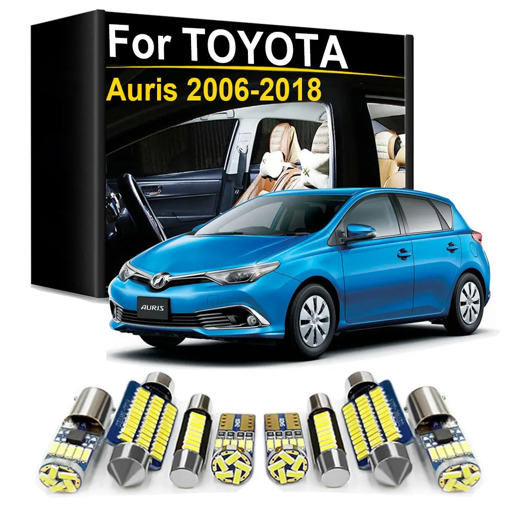 LED Interior Light Kit for Toyota Auris MK1 MK2 E150 E180 - Canbus Error-Free Bulbs | AUTOKITSHOP