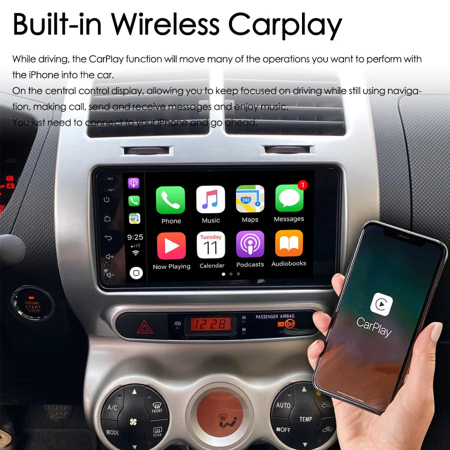 128GB ROM Android 14 Radio 2Din For Toyota Urban Cruisers 2009 Navigation GPS Touch Screen