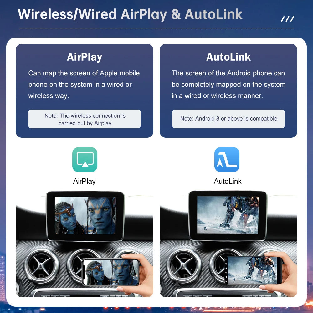 Plug and Play Wireless CarPlay for Mercedes Benz A Class CLA GLA W176 C117 X117 X156 NTG4. | AUTOKITSHOP