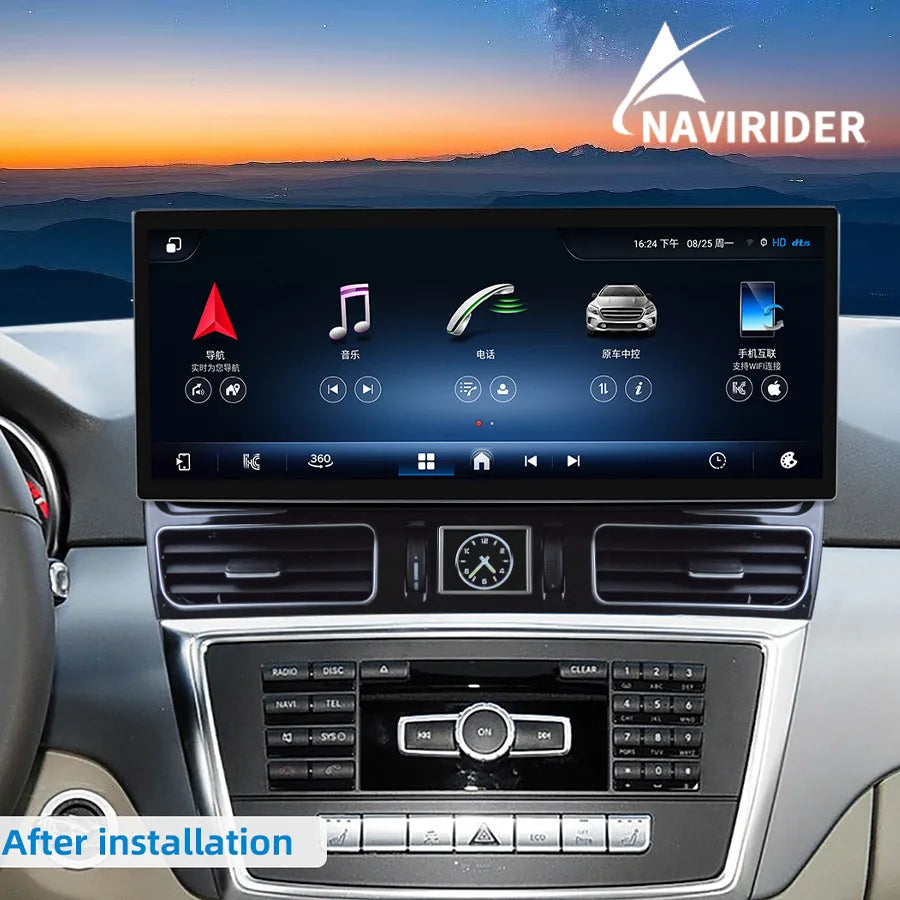 For Mercedes Benz ML GL GLE GLS W166 X166 2012-2019 Android15 Carplay 4G Stereo GPS Naviga | AUTOKITSHOP