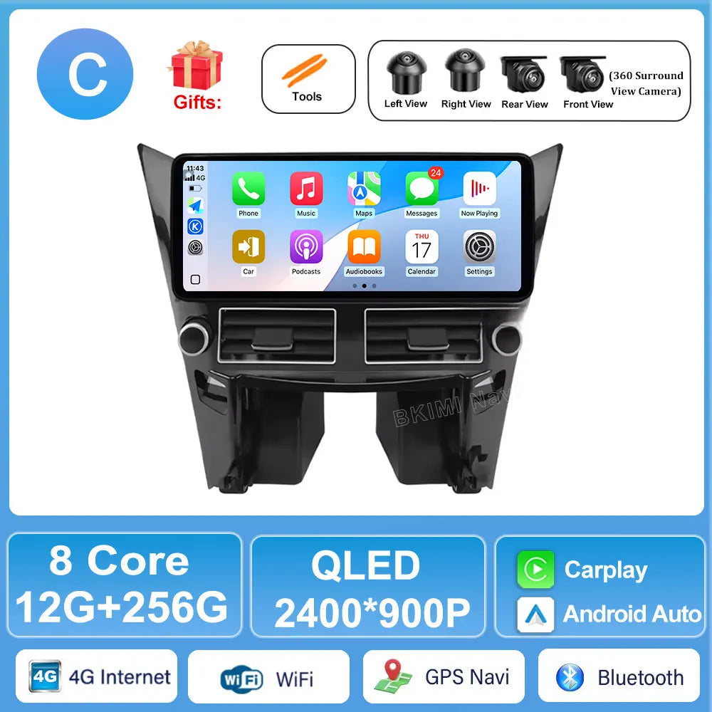 Wireless CarPlay Android Auto for Hyundai Sonata 2011-2018 | Navigation GPS Stereo DSP 4G Split Screen | AUTOK