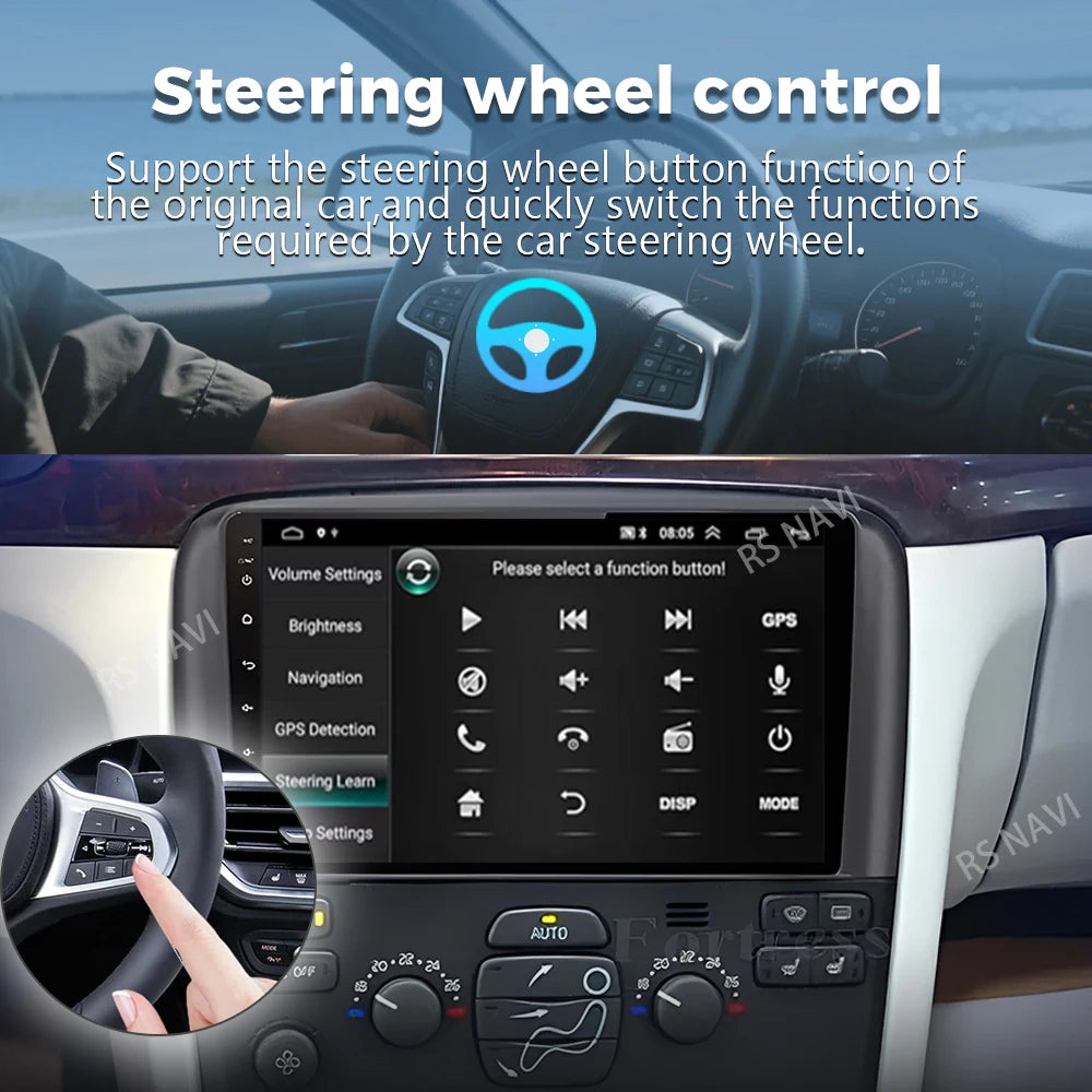 Android 16 Car Radio For Volvo S80 1998 1999 2000 2001 2002 2003 2004 2005 2006 Navigation