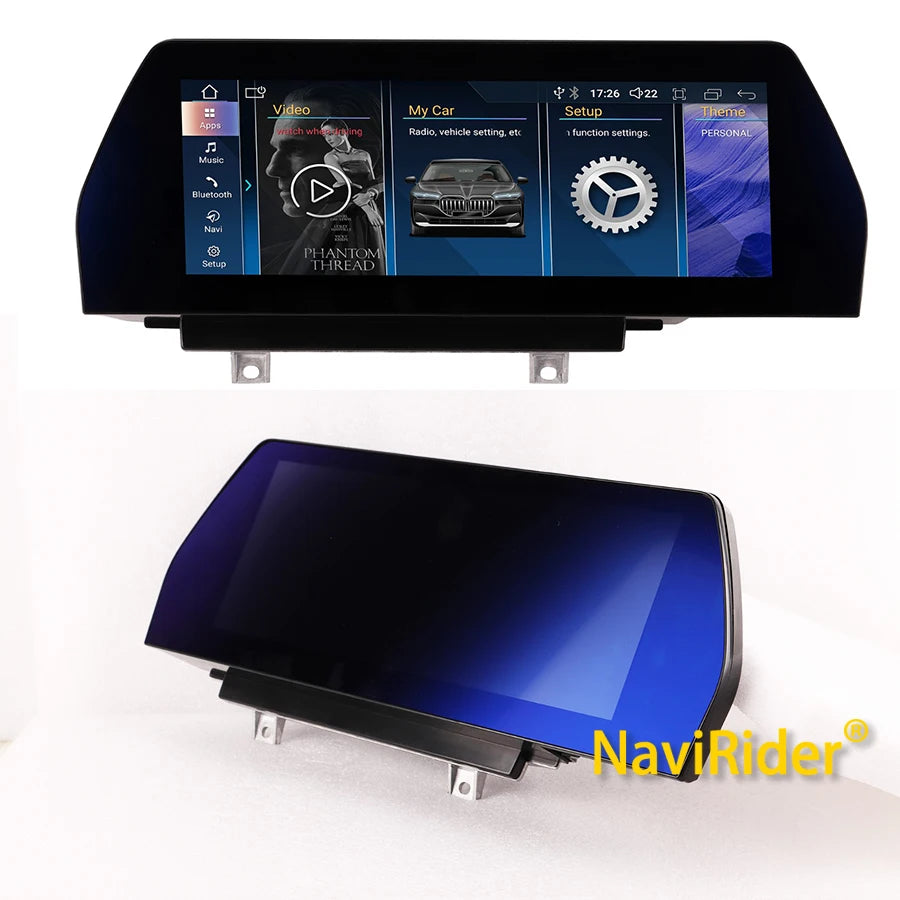 12.3" Android 15 For BMW 5 Series F10 F11 2011-2017 NBT CIC Carplay Screen Car Radio Stere