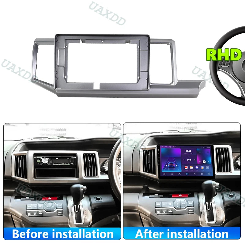panneau navigation For 2009-2015 Honda Stepwgn 10.1INCH RHD Fascia voiture adaptateur mont